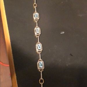 Bracelet with blue stones